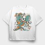 Creative Friday Monsters Camilo, Tricou Oversize Barbati (Unisex)