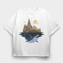 SharkIsland, Tricou Oversize Barbati (Unisex)