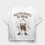 Frog Nothing Is Real, Tricou Oversize Barbati (Unisex)