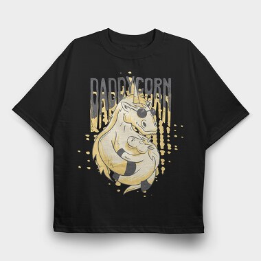 Daddycorn, Tricou Oversize Barbati (Unisex)