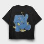 Drunk Elephant, Tricou Oversize Barbati (Unisex)