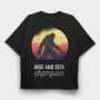 Big Foot, Tricou Oversize Barbati (Unisex)