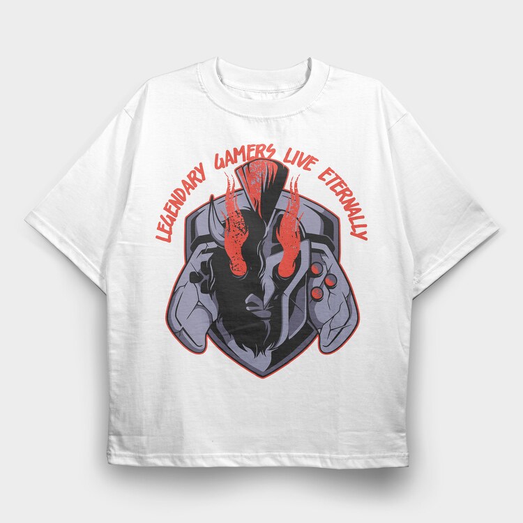 Gaming Shield, Tricou Oversize Barbati (Unisex)
