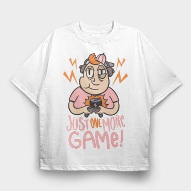One More Game, Tricou Oversize Barbati (Unisex)