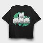 Wasd Keys, Tricou Oversize Barbati (Unisex)