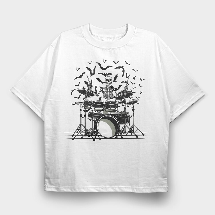 Drummers be Crazy, Tricou Oversize Barbati (Unisex)