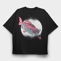 Carpa Fish, Tricou Oversize Barbati (Unisex)