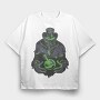 Plague Doctor Alchemy, Tricou Oversize Barbati (Unisex)