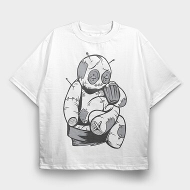 Voodoo Beer, Tricou Oversize Barbati (Unisex)