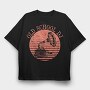 Gramophone Vintage, Tricou Oversize Barbati (Unisex)