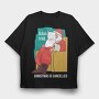 Christmas Is Cancelled, Tricou Oversize Barbati (Unisex)