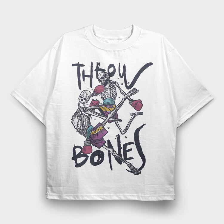 Bones, Tricou Oversize Barbati (Unisex)