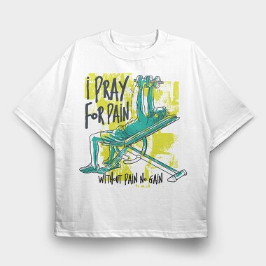 Old Men Gym, Tricou Oversize Barbati (Unisex)