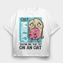 Oatmilk, Tricou Oversize Barbati (Unisex)