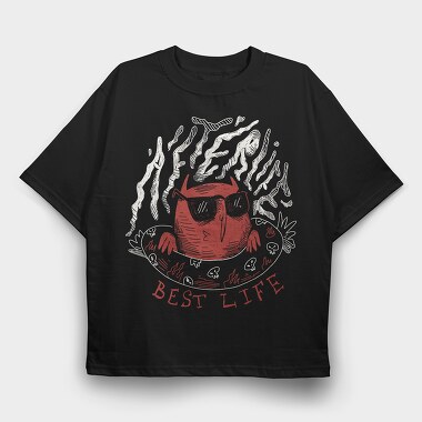 Funny Afterlife 02, Tricou Oversize Barbati (Unisex)