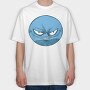 Grim Smiley, Tricou Oversize Barbati (Unisex)