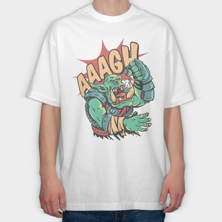 Mad Orc, Tricou Oversize Barbati (Unisex)