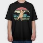 Retro Retriever, Tricou Oversize Barbati (Unisex)