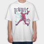 Tennis Man, Tricou Oversize Barbati (Unisex)