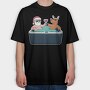 Jacuzzi Christmas, Tricou Oversize Barbati (Unisex)