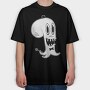 Octopus Magician, Tricou Oversize Barbati (Unisex)