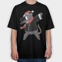 Chinese Rat Christmas, Tricou Oversize Barbati (Unisex)