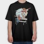 Jesus Devil Skate, Tricou Oversize Barbati (Unisex)