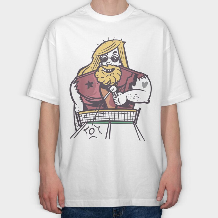 Ping Pong, Tricou Oversize Barbati (Unisex)