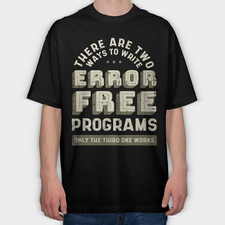 Programmer Error, Tricou Oversize Barbati (Unisex)