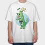 Beer Dog, Tricou Oversize Barbati (Unisex)