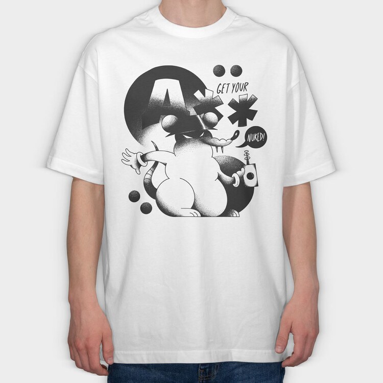 Retro Villains 10, Tricou Oversize Barbati (Unisex)