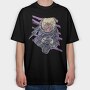 Pug Gamer Ninja, Tricou Oversize Barbati (Unisex)
