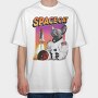 Space Sphynx Cat, Tricou Oversize Barbati (Unisex)