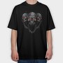 Skulls, Tricou Oversize Barbati (Unisex)
