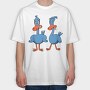 Two Ducks, Tricou Oversize Barbati (Unisex)