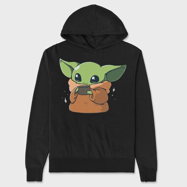 Baby Yoda 8, Hanorac Oversize Barbati (Unisex)