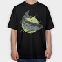 Fish Atlantic Salmon, Tricou Oversize Barbati (Unisex)