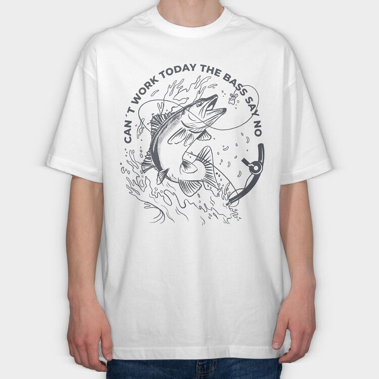 Can't Work Today, Tricou Oversize Barbati (Unisex)