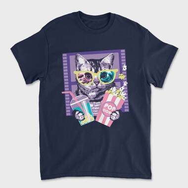 Popcorn Cat Vibes, Tricou Barbati (Unisex)
