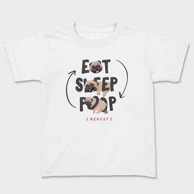 Pug Life Cycle, Tricou Copii