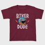 Biker Dude Helmet Flash, Tricou Copii