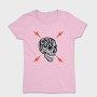 Biker Dude Skull, Tricou Femei