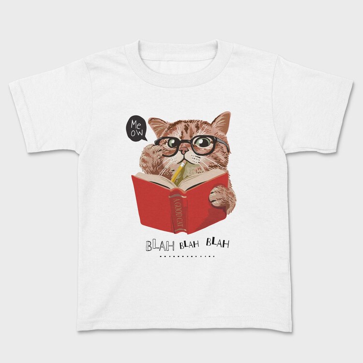 Cat Book Meow, Tricou Copii