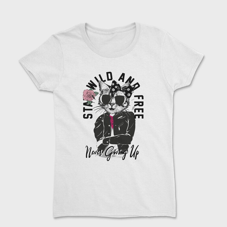 Cool Cat Boss, Tricou Femei