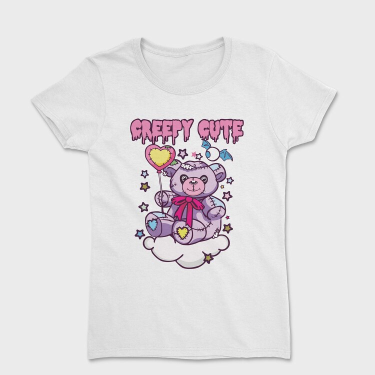 Creepy Cute Bear, Tricou Femei