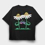 Daisy Tea Dreams, Tricou Oversize Barbati (Unisex)