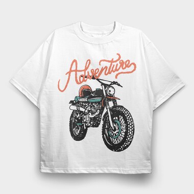 Adventure Quest Vibes, Tricou Oversize Barbati (Unisex)