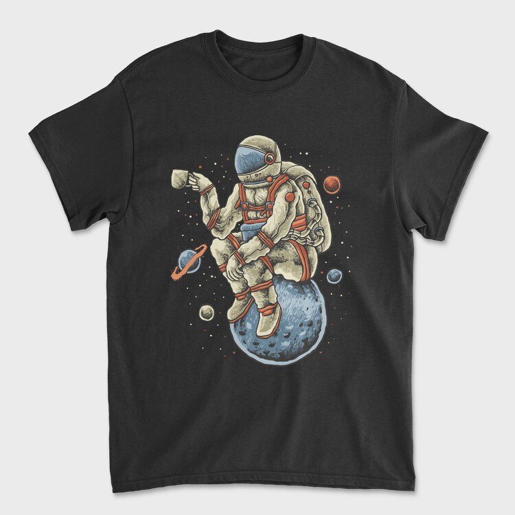 Astronaut Coffee Dreams, Tricou Barbati (Unisex)
