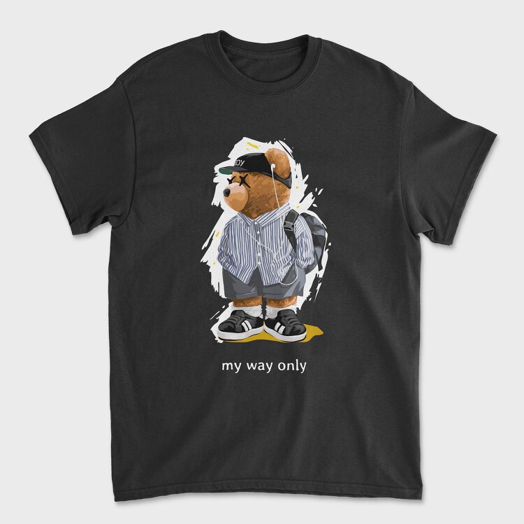 Bear Street Style, Tricou Barbati (Unisex)
