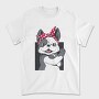 Bulldog Bandana Chic, Tricou Barbati (Unisex)